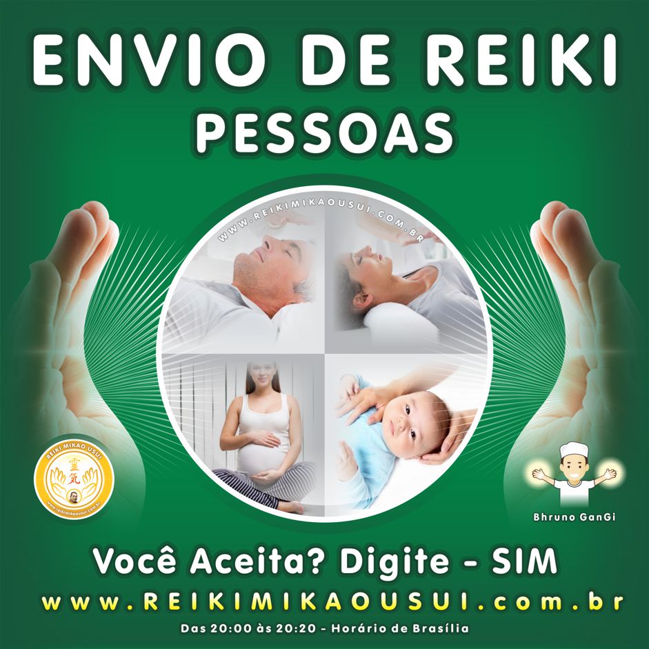 Envio de Reiki à Distância - Pessoas