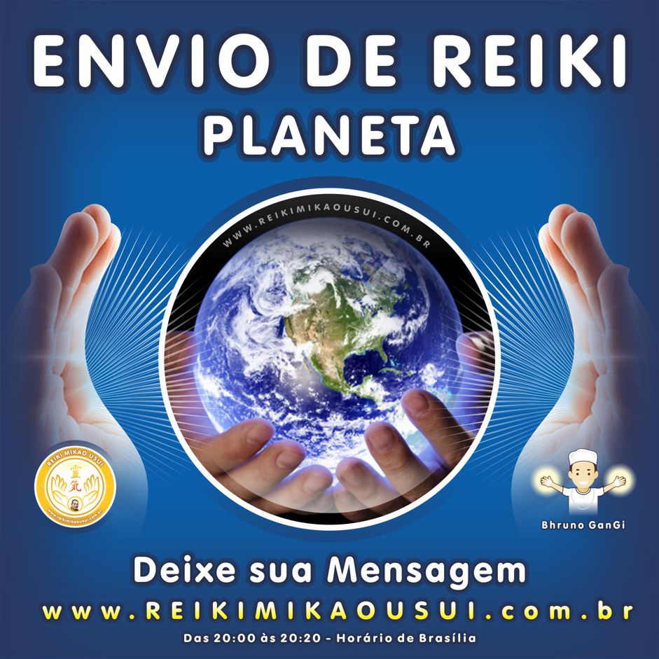 Envio de Reiki à Distância para o Planeta
